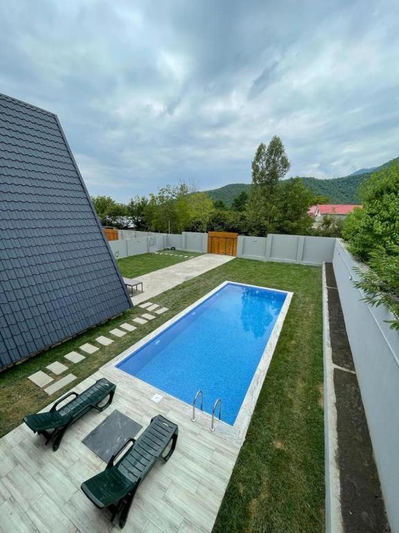 Qafqaz Wood Chalet Gabala Ngoại thất bức ảnh